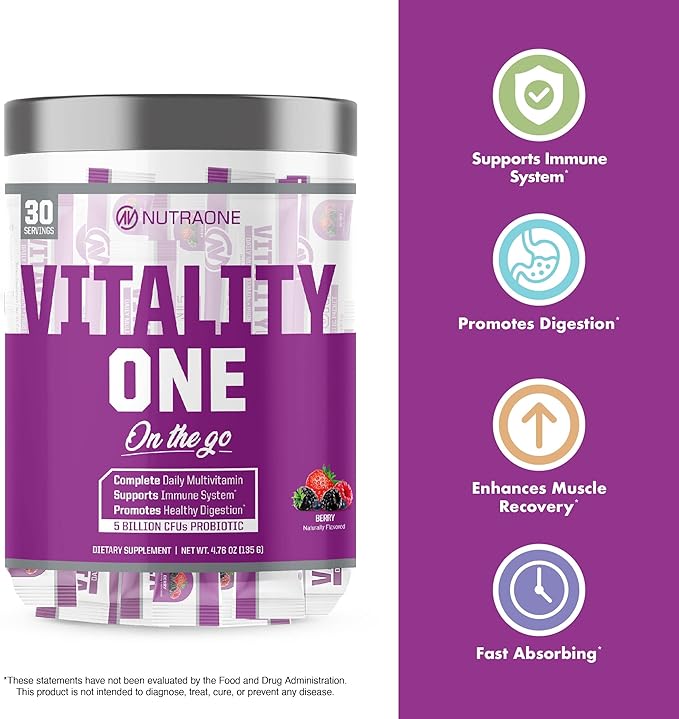 NutraOne VitalityOne on The Go (Berry)