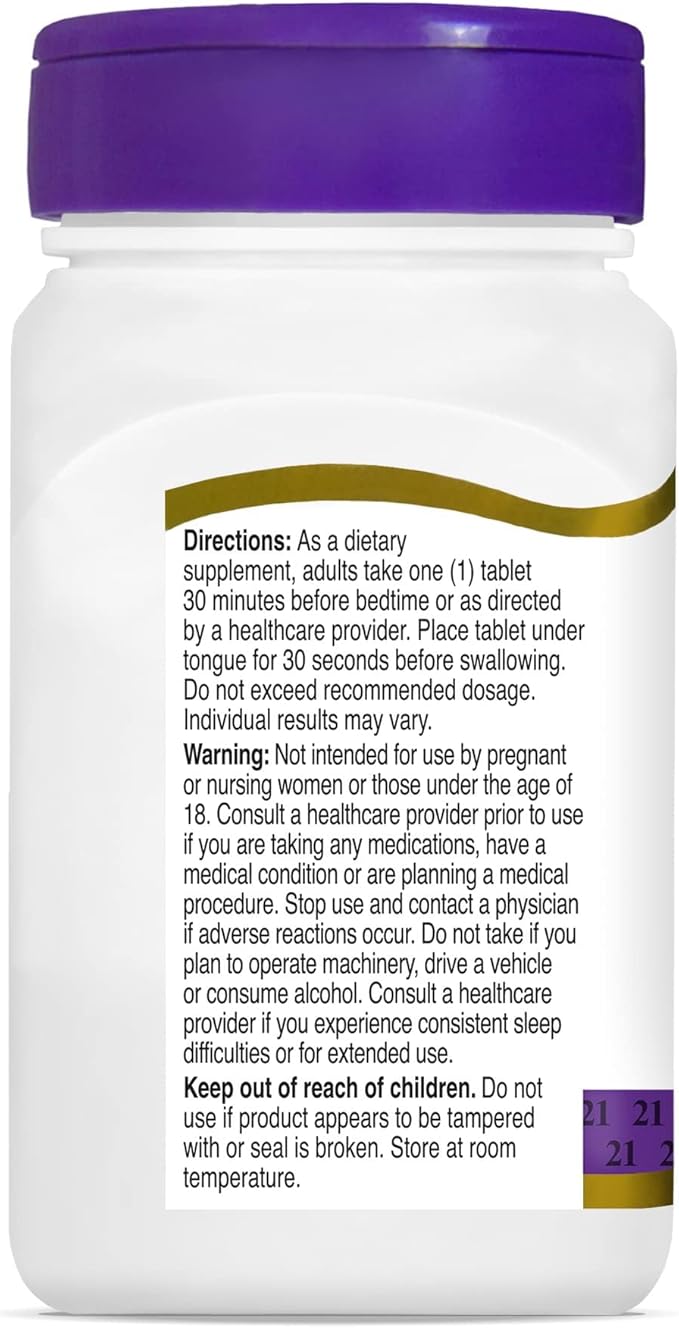 21st Century, Melatonin Quick Dissolve Tablets 10 mg, 120 Count