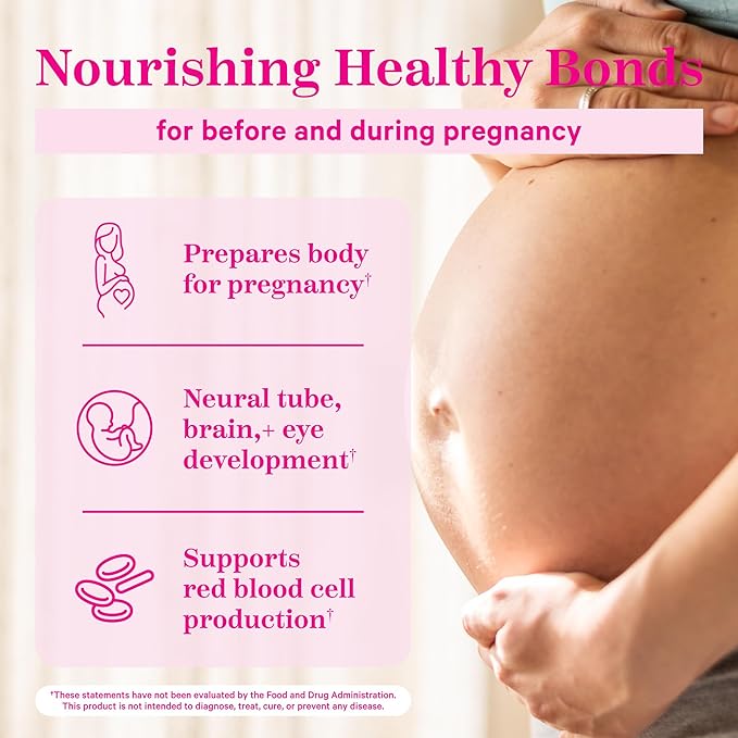 Pink Stork Premium Prenatal Gummy Vitamins 60 Vegan