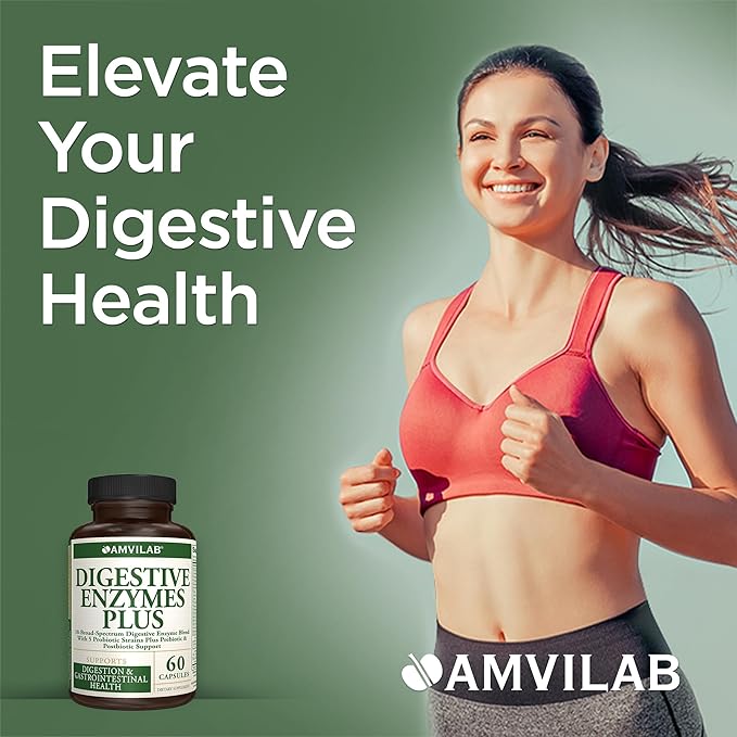Digestive Enzymes Plus Probiotics.18 broad spectrum 5 probiotic 60 Vegetarian