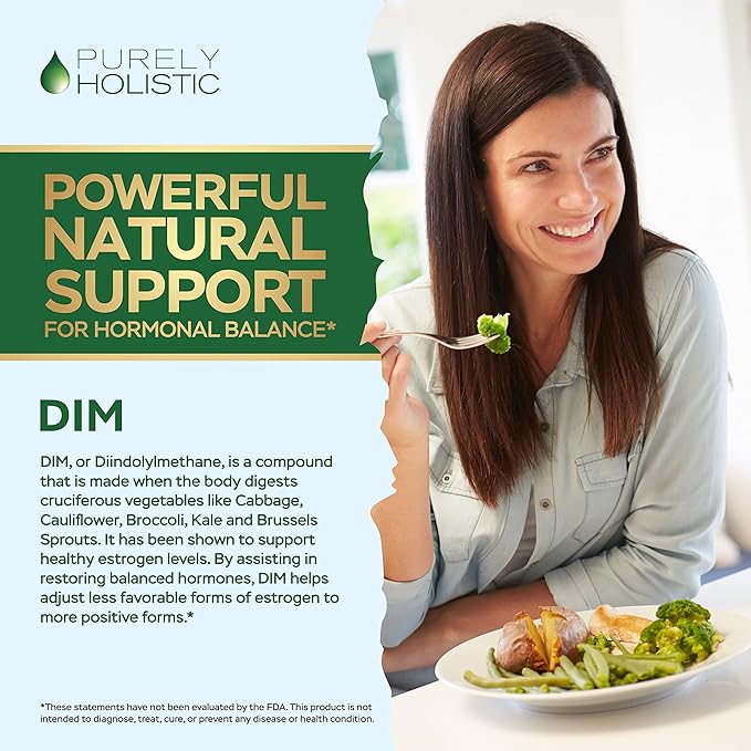 DIM Supplement 400mg Plus Bioperine - 150 Vegan Capsules - 5 Month Supply - Hormone Balance for Women & Men - High Strength Diindolylmethane