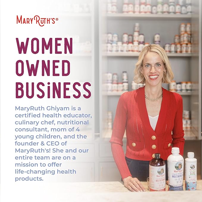 MaryRuth Organics Prenatal Vitamins for Women 800 mcg 30 Servings