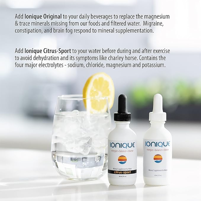 NEW Ionique Mineral Supplement for Water 2 oz