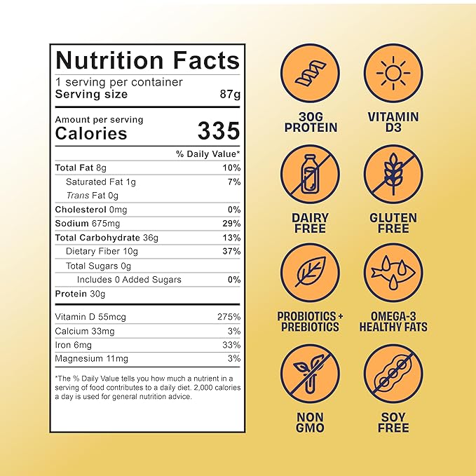 Kreatures of Habit Meal One | Overnight & Instant Superfood Protein Meal Replacement | Gluten Free, Dairy Free, 30g of Plant Based Protein, With No Added Sugar | Chocolate | Pack of 7