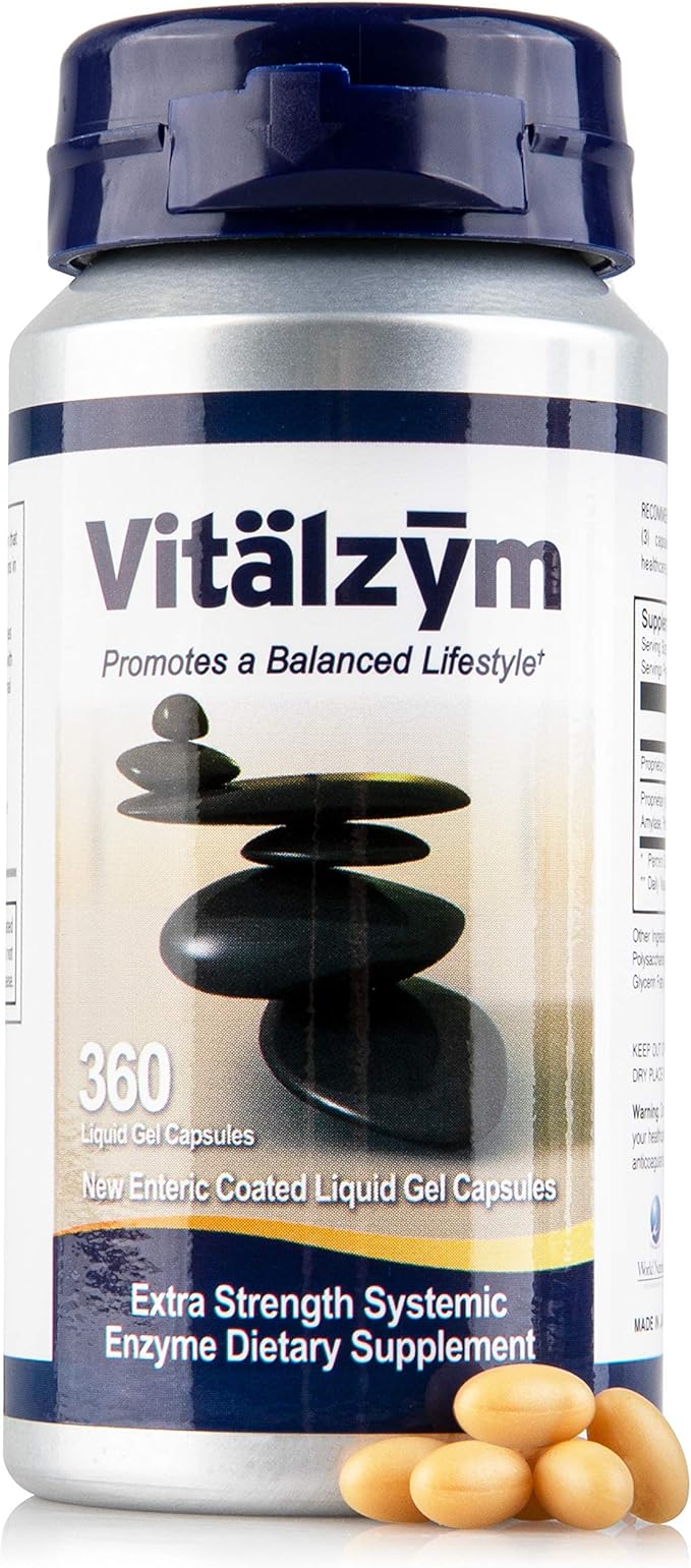 Proteolytic Systemic Enzymes Liquid Gel Capsules (360 Capsules)