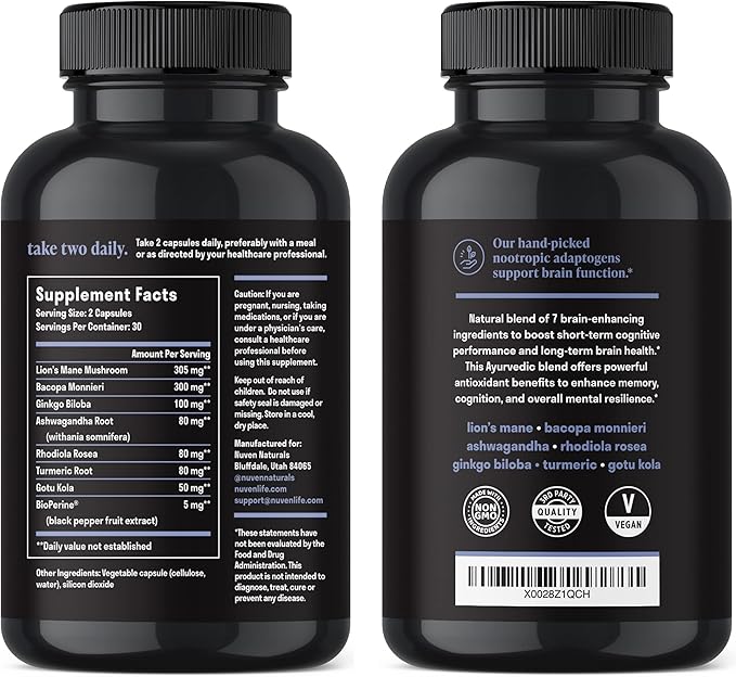 Brain Supplement — Natural Nootropic Brain