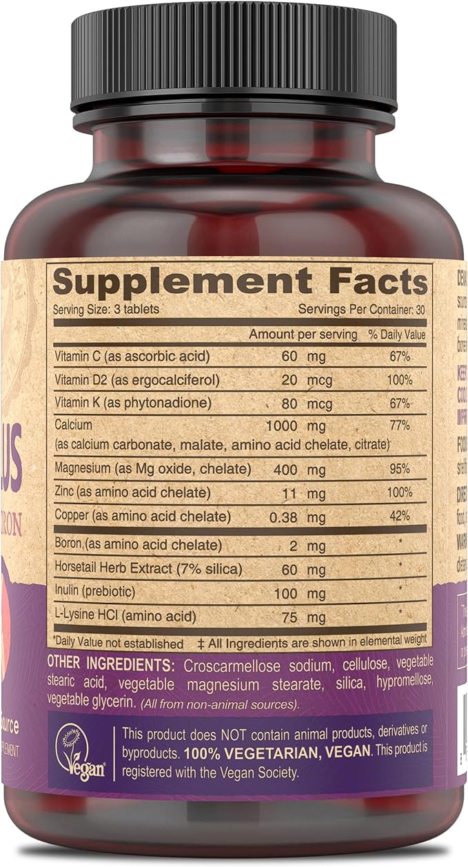 DEVA Vegan Calcium Magnesium Supplement Plus, 90-Tablets