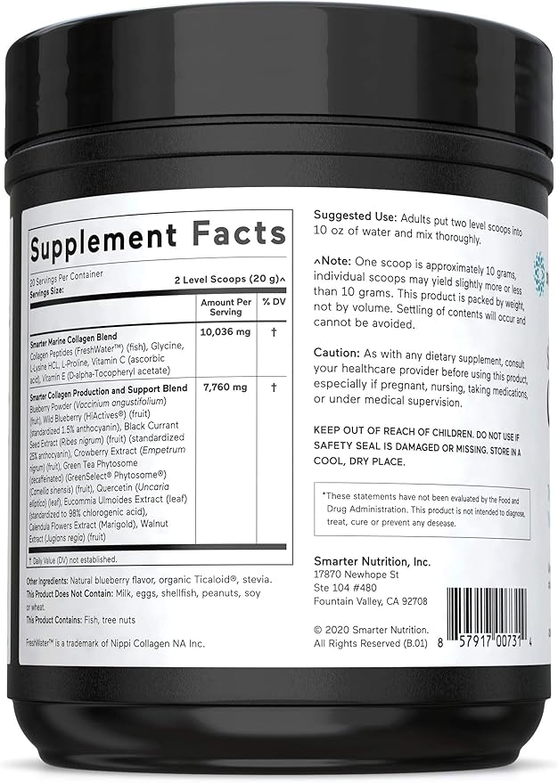 Smarter Skin Collagen (20 Servings)