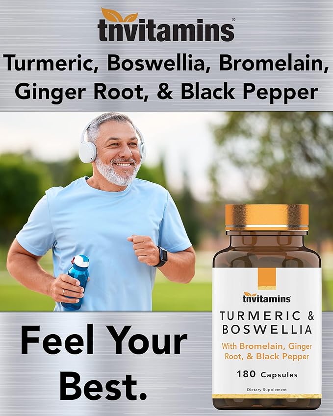 Turmeric & Boswellia Complex (180 Capsules)