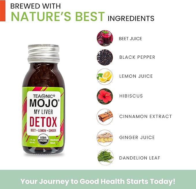 TEAONIC My Liver Mojo: Detox, Wellness 2 Fl. 12