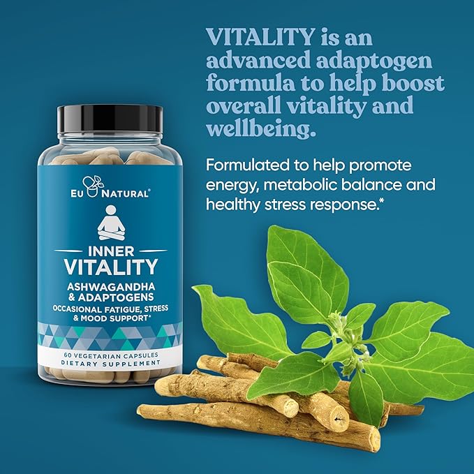 Vitality Cortisol Manager – Fight Fatigue, 60 Veg