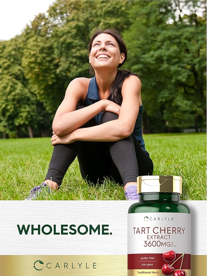 Carlyle Tart Cherry Extract Capsules 200 Count