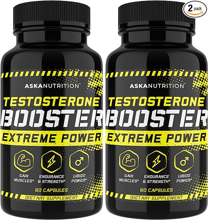 Testosterone Booster for Men (2 PACK)