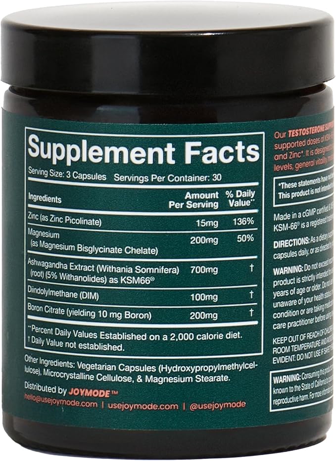 Testosterone Support Complex (180ct) 2