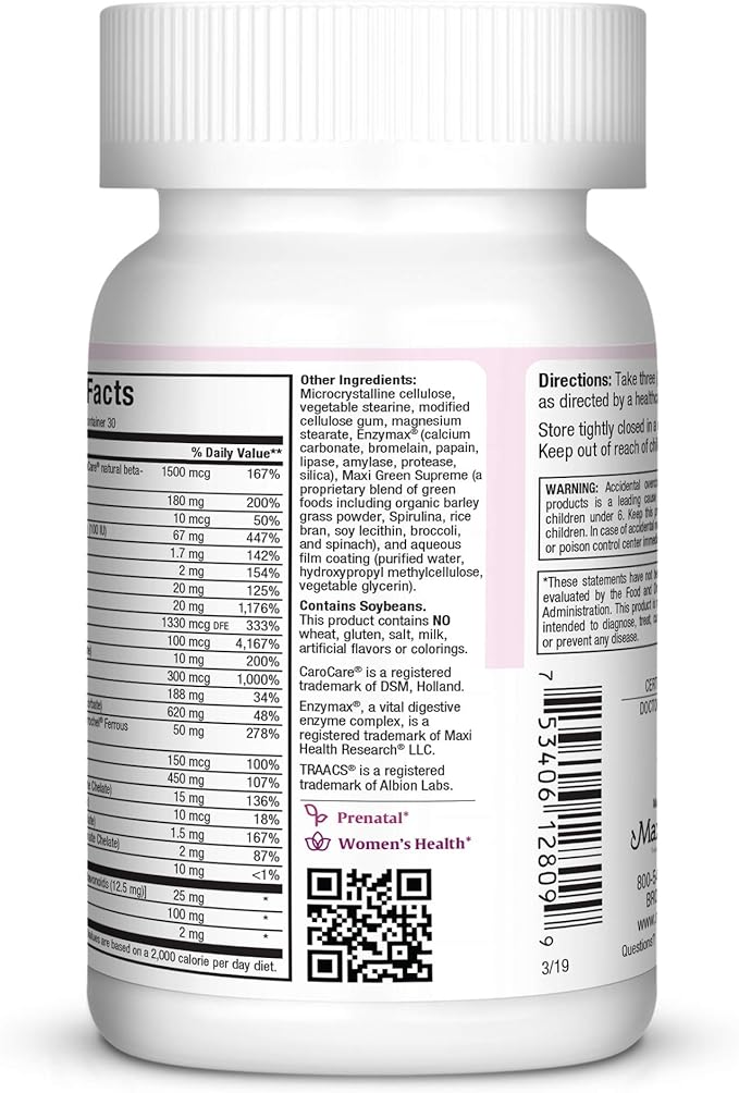 Maxi Health, Maxi Prenatal, 90 Count 1)