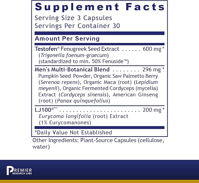 Premier Research Labs Testosterone Premium -90 Plant-Source