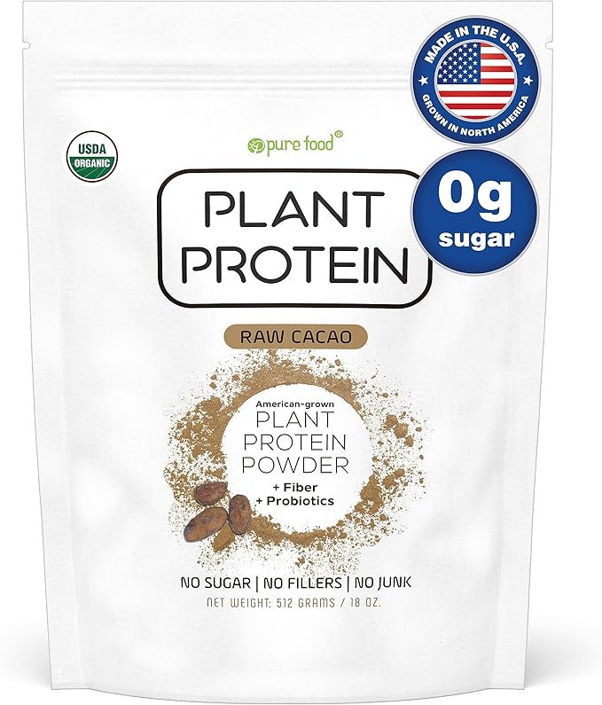 Plant Based Protein Powder with Probiotics