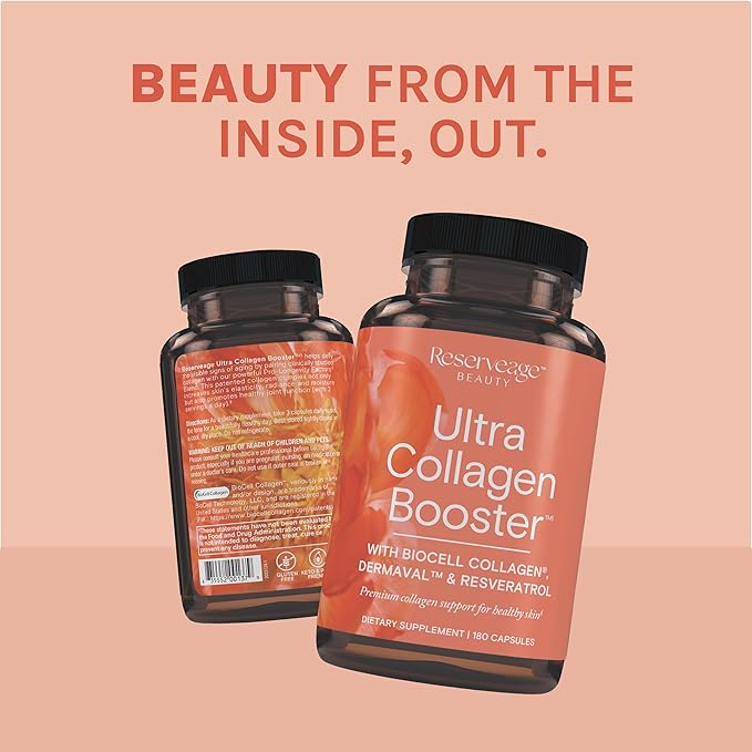 Reserveage, Ultra Collagen Booster, Skin Supplement, 180 Count