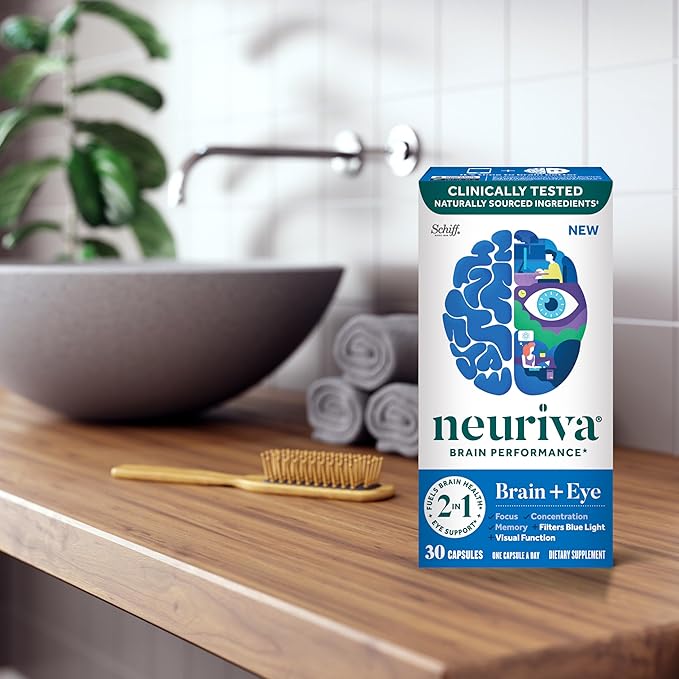 NEURIVA Brain + Eye Supplement 30ct Capsules
