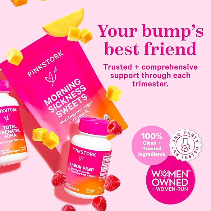 Pink Stork Prenatal Probiotics for Women B6 - 30 Capsules