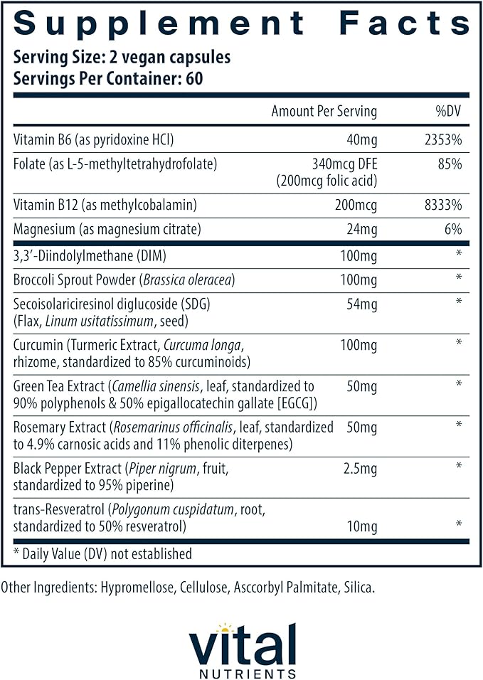 Vital Nutrients Hormone Balance 120 Capsules