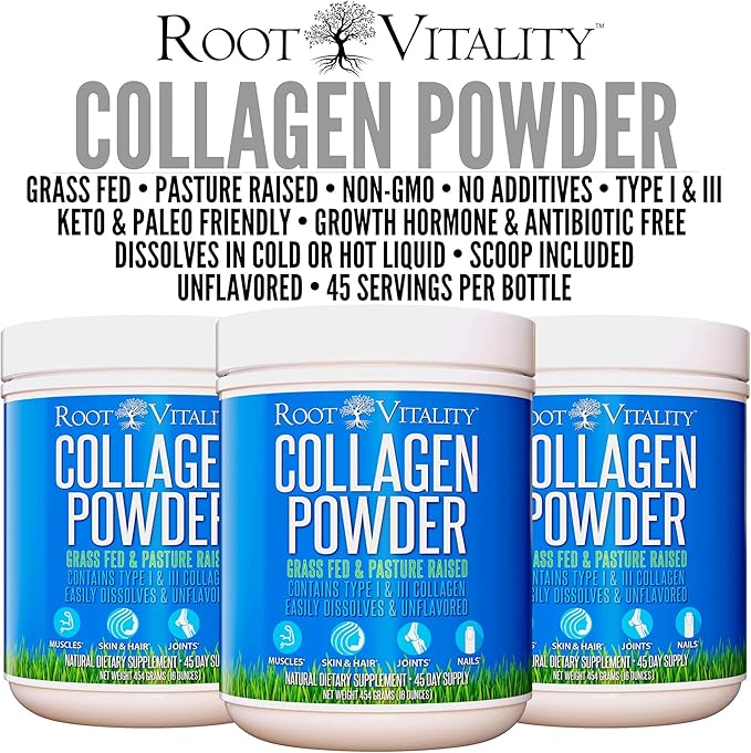 Root Vitality Collagen Peptides Powder (45 Servings)