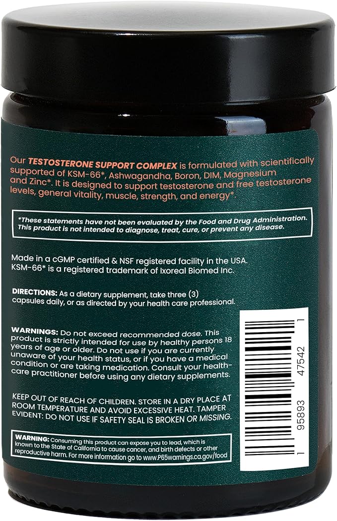 Testosterone Support Complex (180ct) 2
