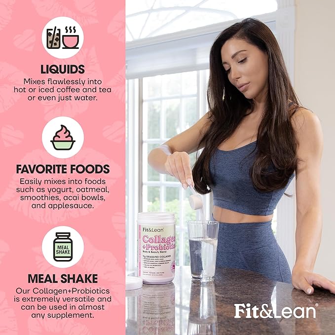 Fit & Lean Collagen + Probiotics- 12.64oz