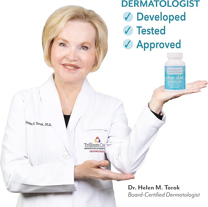 Clear Skin Vitamins for Women & Men