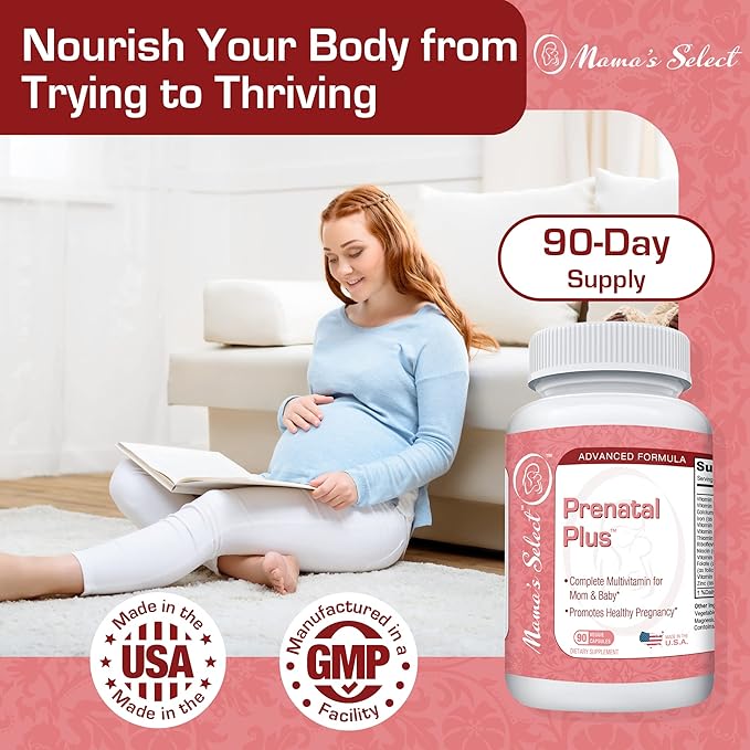 Mama’s Select Prenatal Plus, Natural Prenatal 1 a 90 Veggie