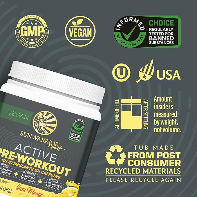Pre Workout Powder Energy Drink Non-Stim 30 Serving