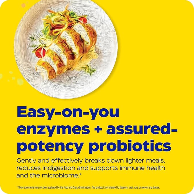 Enzymedica, Digest Basic + Probiotics, Gentle 400 Million 30 Capsules