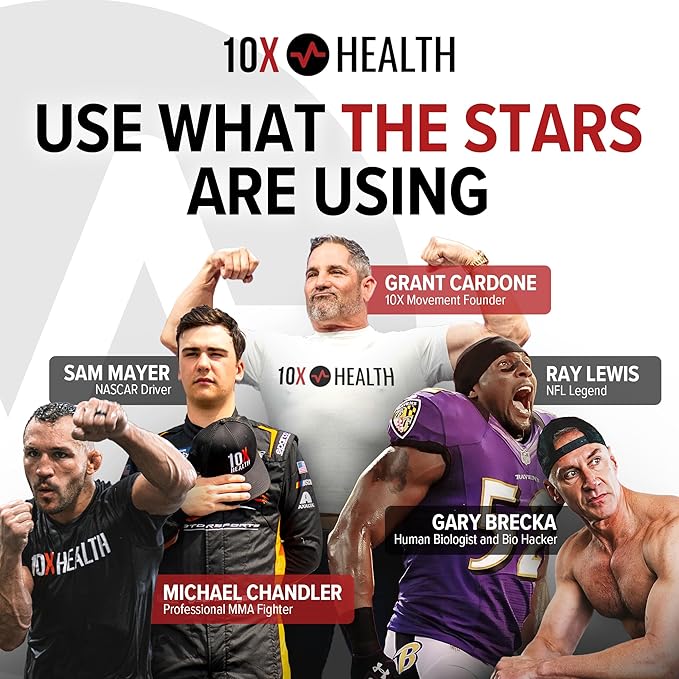 10X Health Focus Brain Supplements 60 Capsules