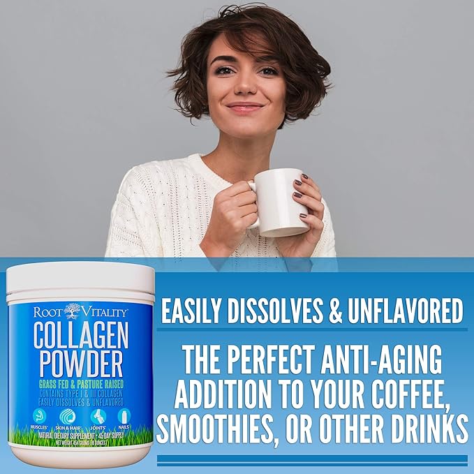 Root Vitality Collagen Peptides Powder (45 Servings)