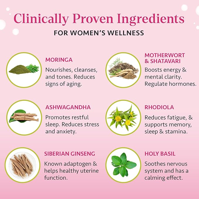 OSH Wellness Ayurvedic Hormone Balance for Women 100% Organic 60 Count