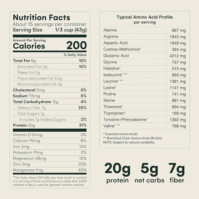 Mikuna Vegan Protein Powder (Cacao, 15 Servings) - Plant Based Chocho Superfood Protein - Dairy Free Protein Powder Packed with Vitamins, Minerals & Fiber - Gluten, Keto & Lectin-Free