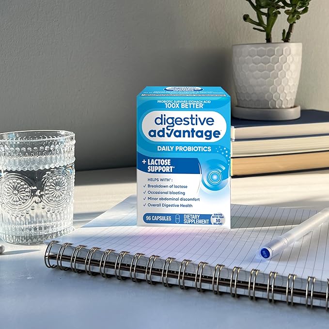 Digestive Advantage Probiotics + Lactase Digestive 96ct