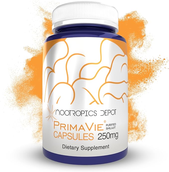 Nootropics Depot PrimaVie Shilajit Capsules 250mg | 30 Count