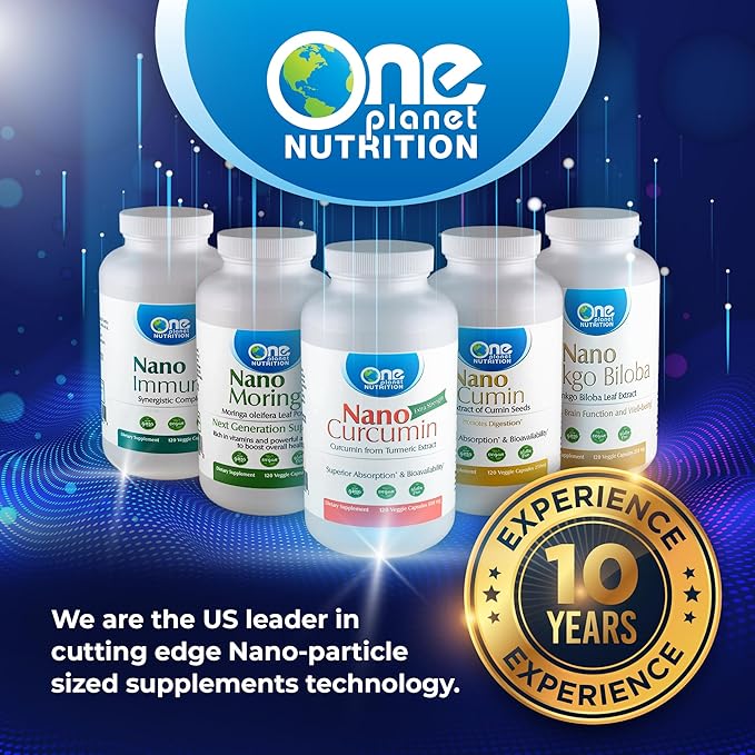 Nano Curcumin Capsule, 100 mg Turmeric 120 Veggie