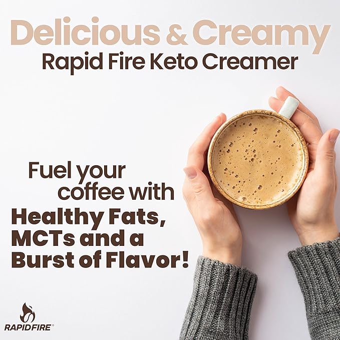 Ketogenic Creamer with MCT Oil for Coffee or Tea, Supports Energy and Metabolism, Weight Loss, Ketogenic Diet 8.5 oz. (20 servings)
