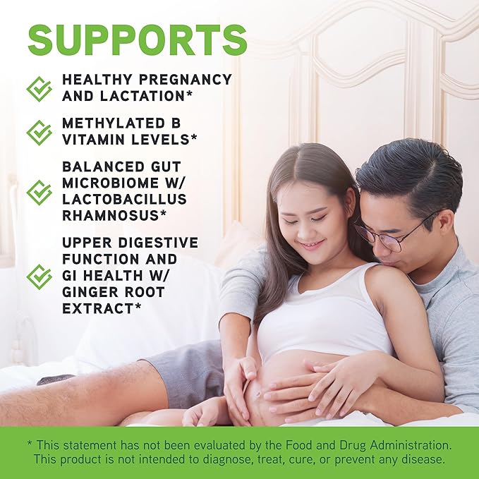 DAVINCI Labs Daily Best Prenatal with Probiotics 60 Capsules (30-Day Supply)