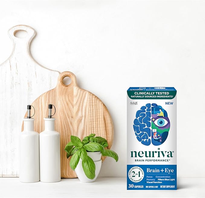 NEURIVA Brain + Eye Supplement 30ct Capsules