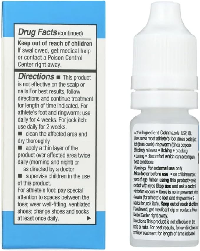 Clotrimazole 1% Antifungal Topical Solution 1) Maximum