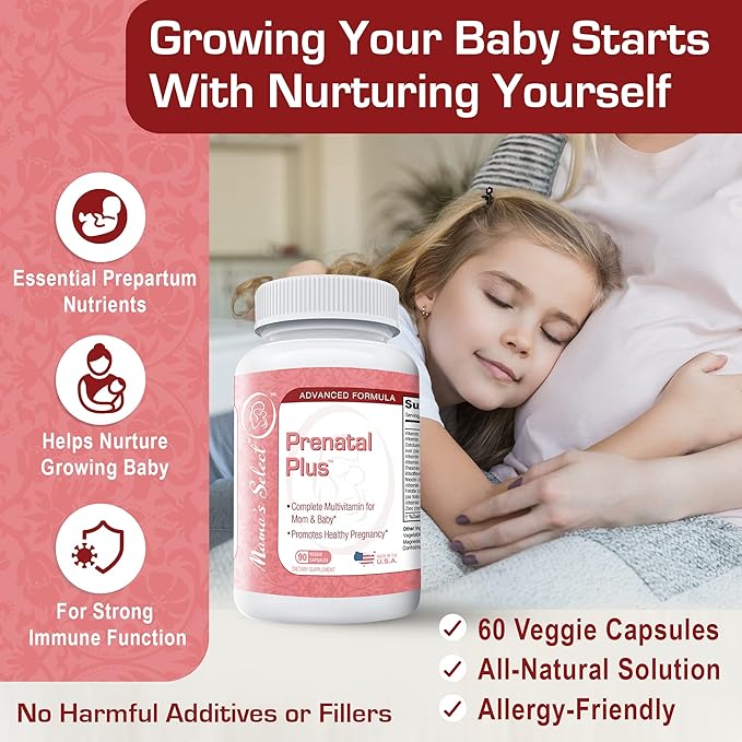 Mama’s Select Prenatal Plus, Natural Prenatal 1 a 90 Veggie