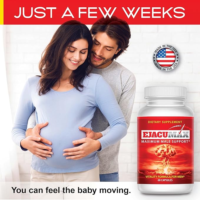 Ejacumax Vitality- Prenatal Vitamins for Men- 60 Capsules