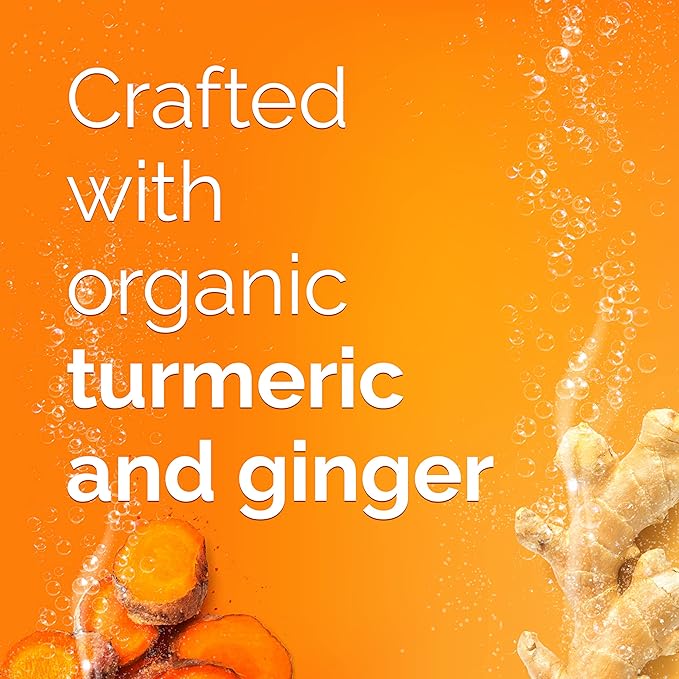 Emergen-C Citrus-Ginger Fizzy Drink Mix, Turmeric 18 Count