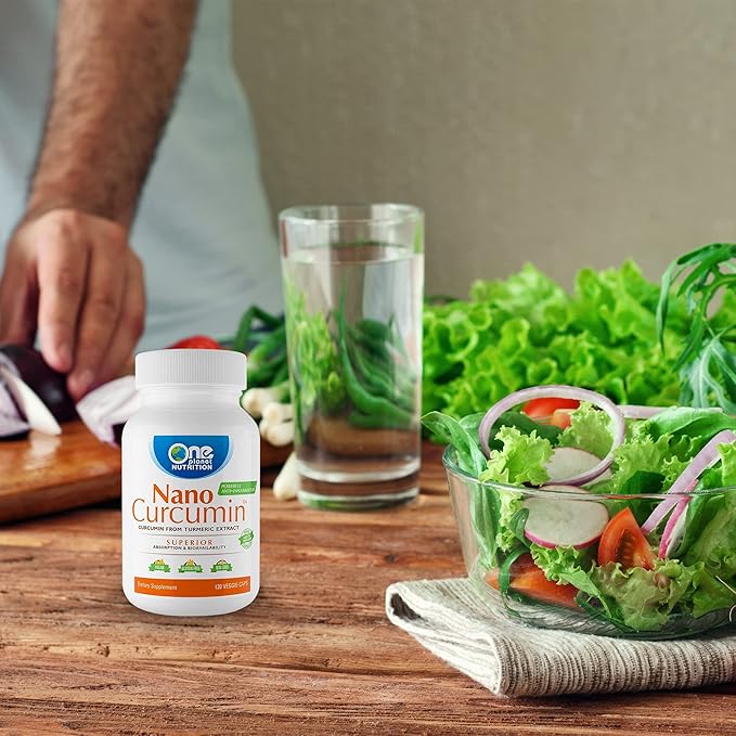 Nano Curcumin 500mg — Turmeric Curcumin 120 Veggie