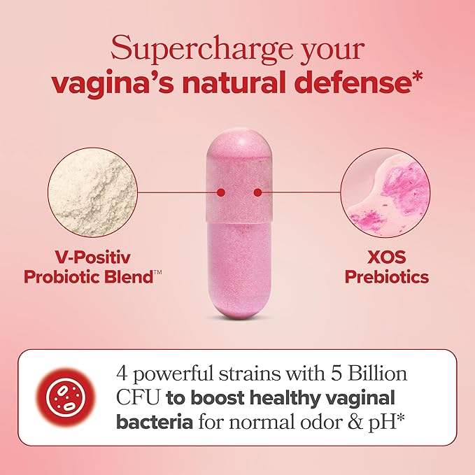 URO Vaginal Probiotics for Women pH 60 Count 1)