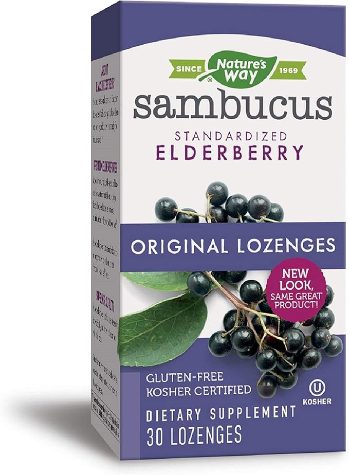 Nature's Way Sambucus Elderberry with Vitamin 30 Count