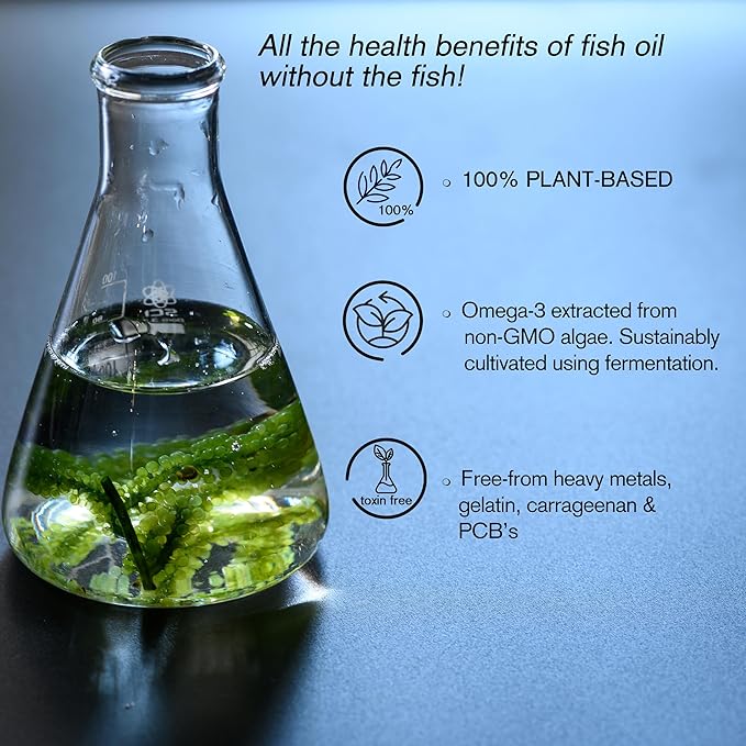 DHA Supplements (30) 3 DHA 500mg PER 1 a 3 Algae 1000mg x 2 Capsules